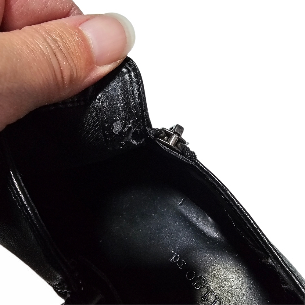 Indigo Ankle Booties Zipper Closure Black - Picture 12 of 16